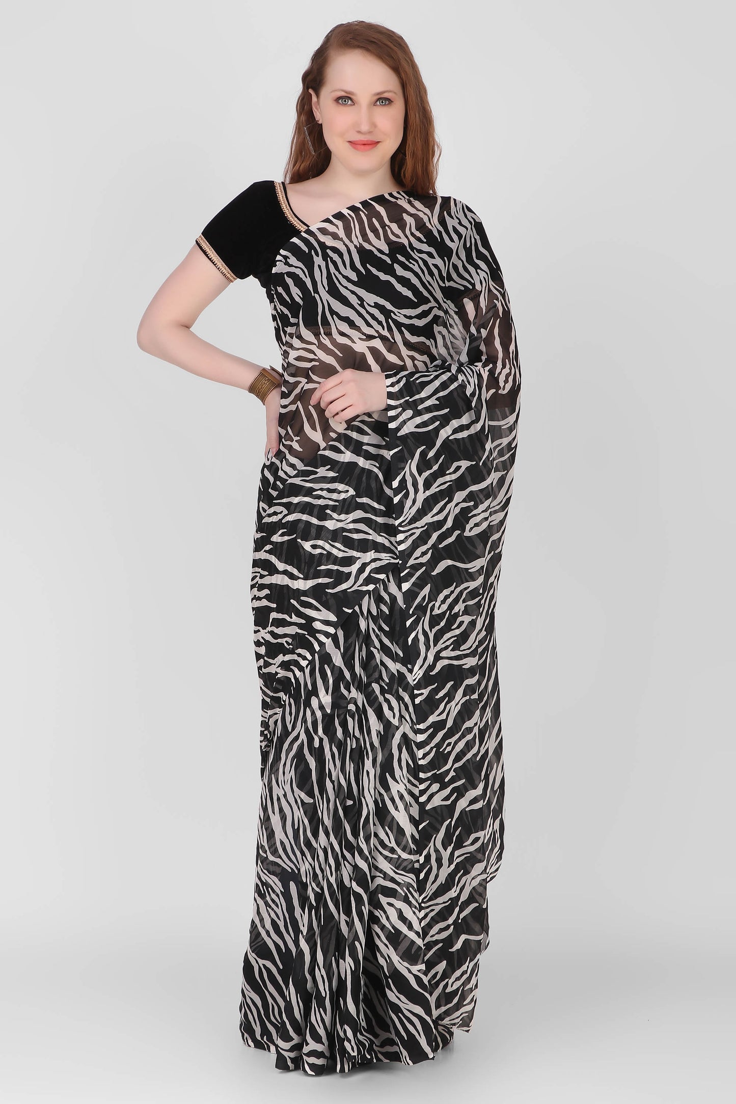 Animal Print SAREE