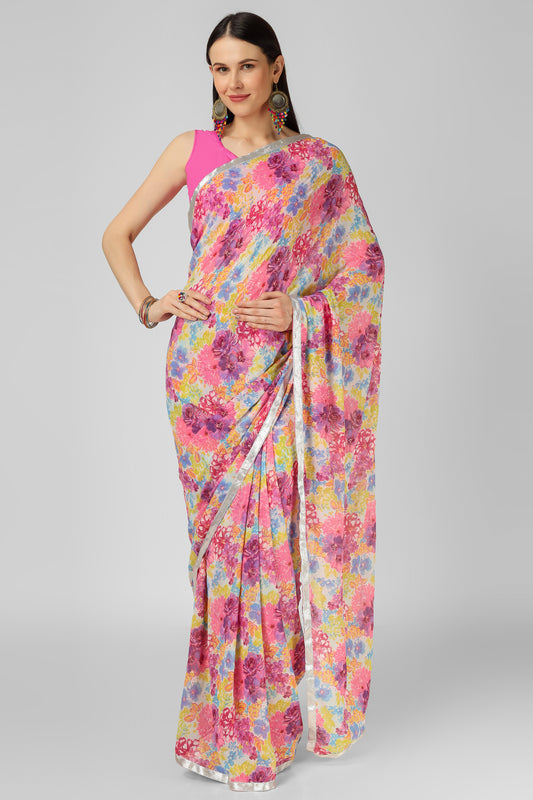 Printed Saree