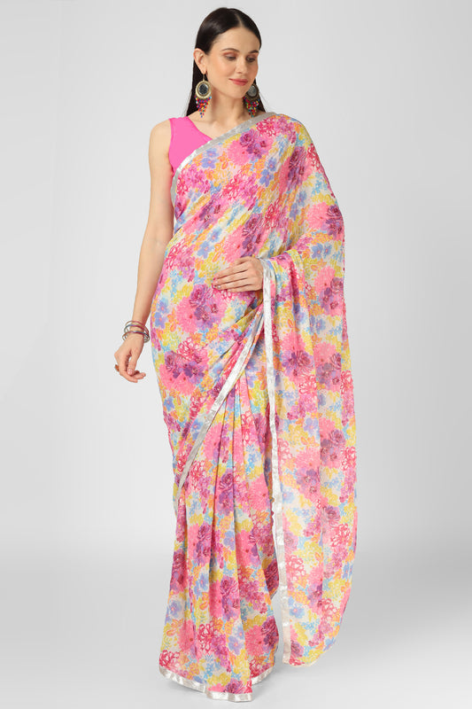 Printed Saree