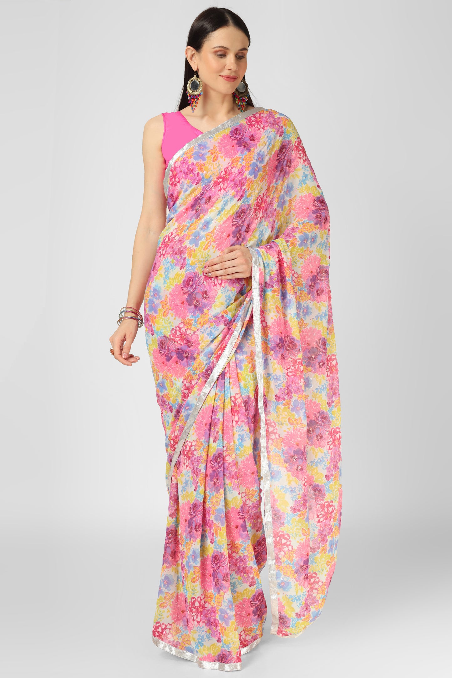 Printed Saree