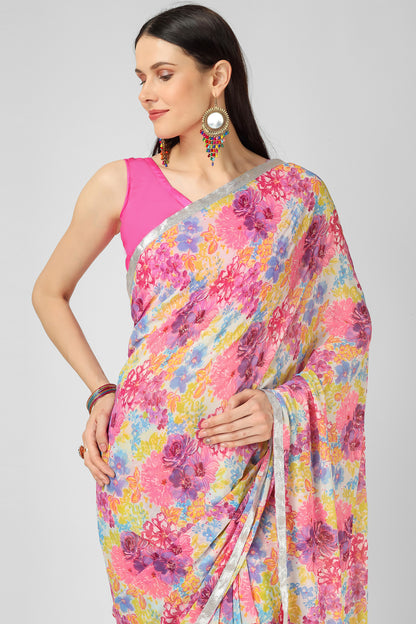 Printed Saree
