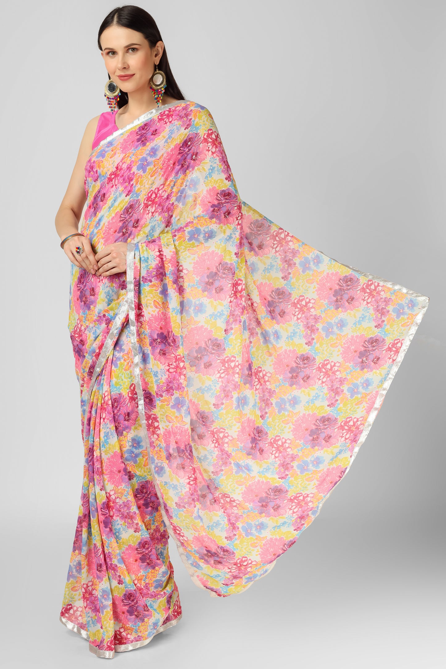 Printed Saree