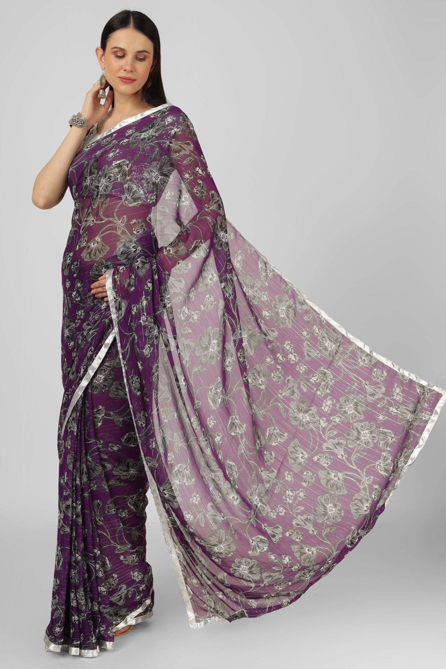 Georgetter Saree