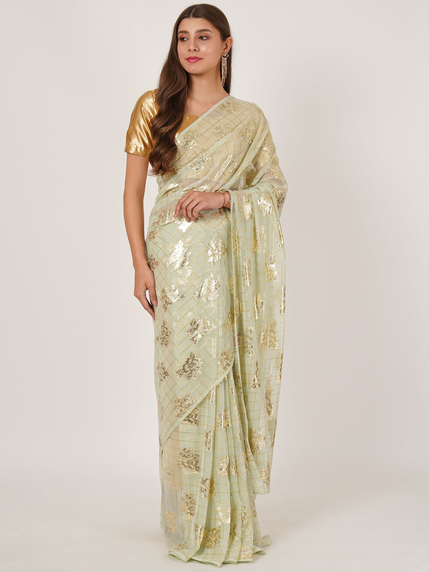 Embellished georgette Saree