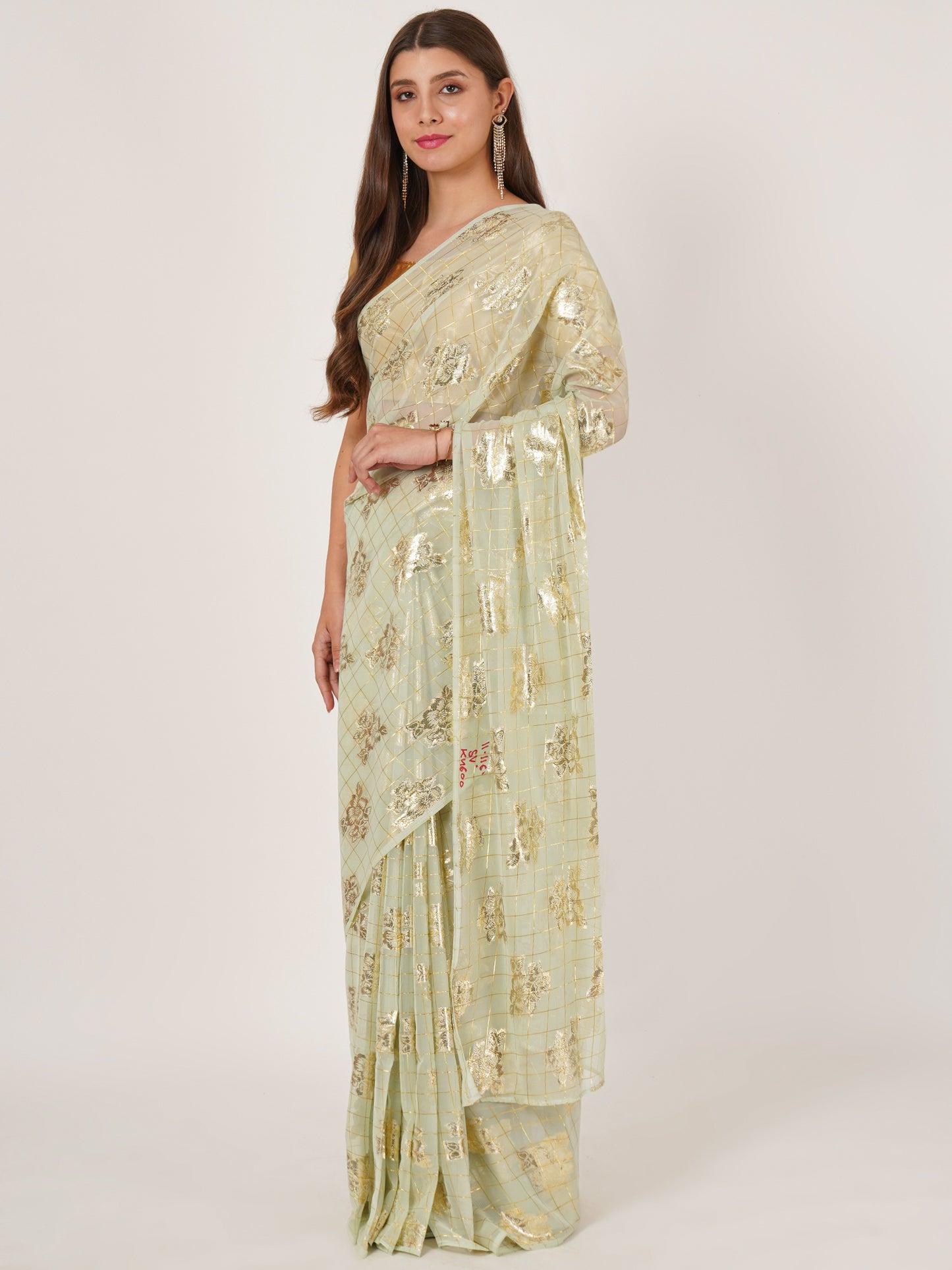 Embellished georgette Saree