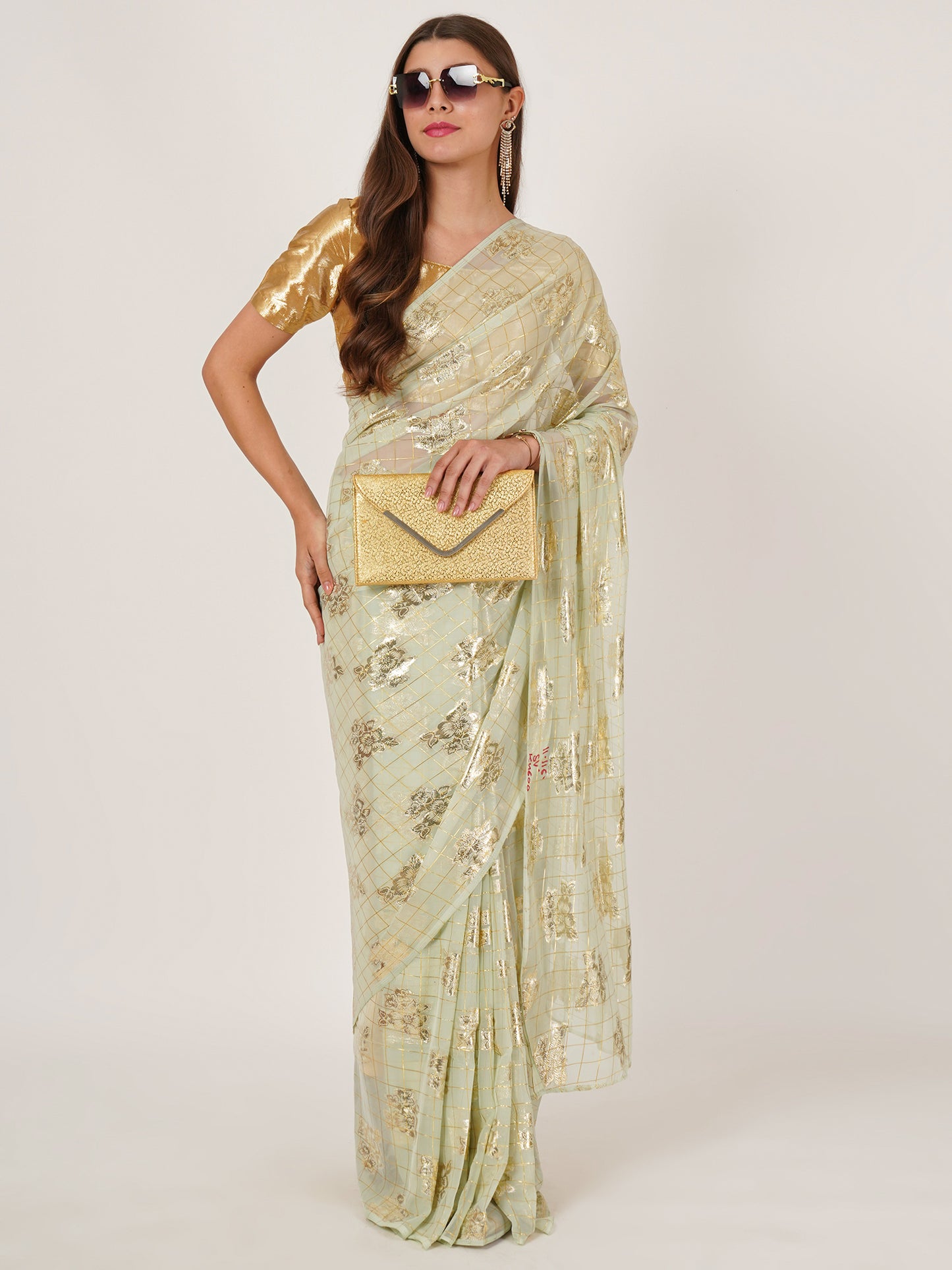 Embellished georgette Saree