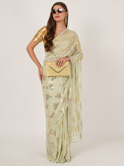 Embellished georgette Saree