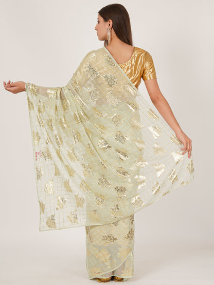 Embellished georgette Saree